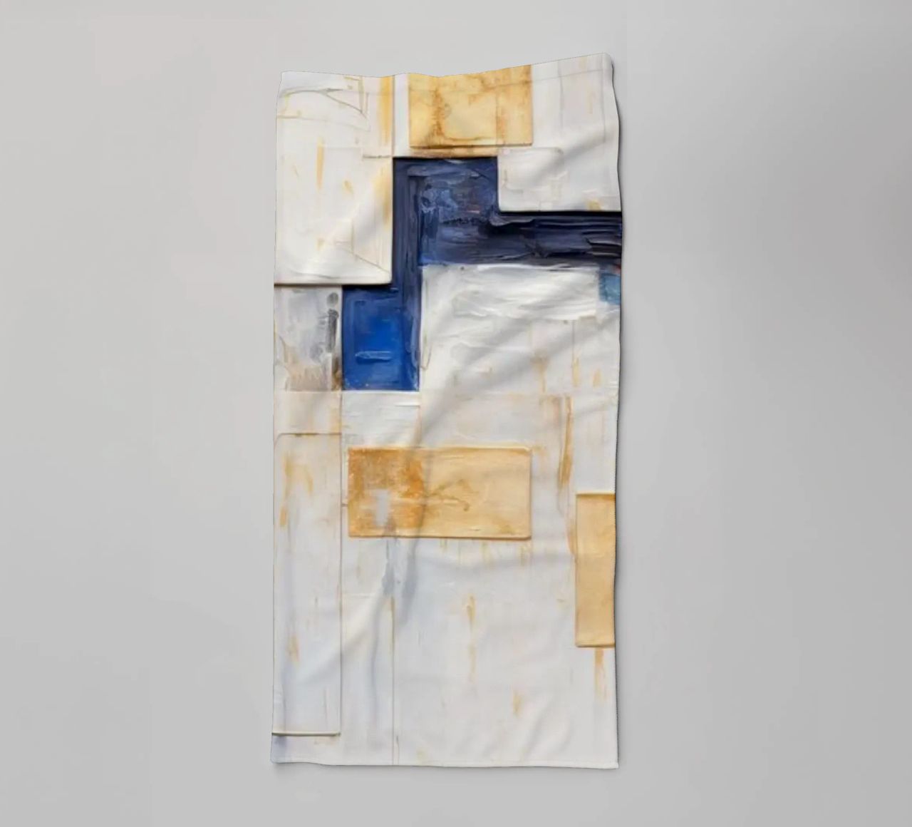 ABSTRACT ART Organised thoughts towel by Melanie Viola