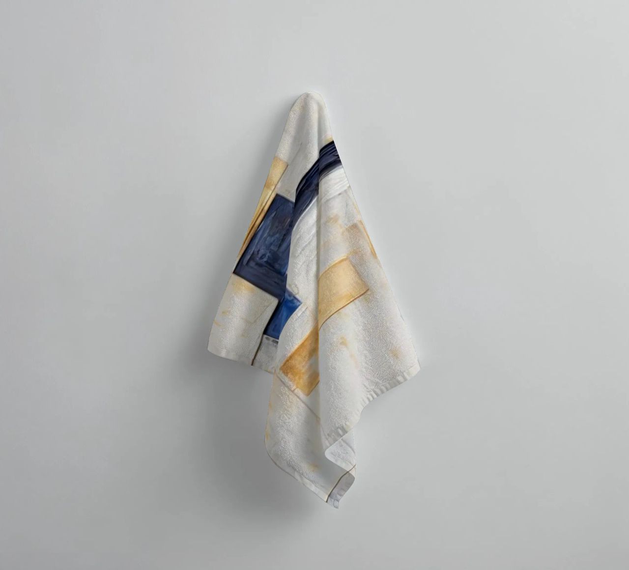 ABSTRACT ART Organised thoughts towel by Melanie Viola