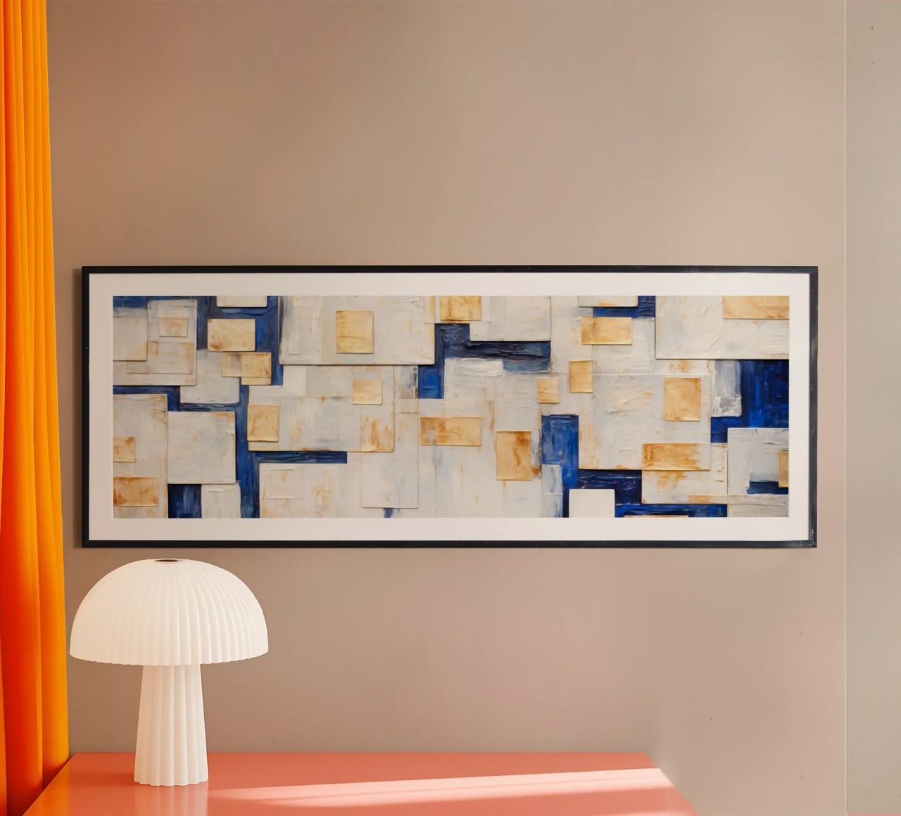 ABSTRACT ART Organised thoughts poster by Melanie Viola