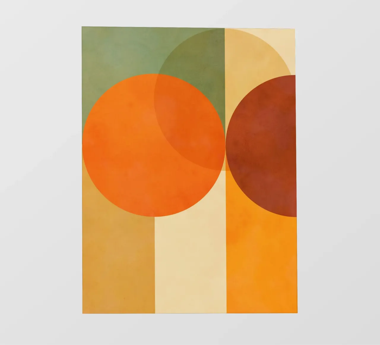 Minimal Abstract Fall • Earthy geometry 2/2 pellicola backlit da Dominique Vari Abstract