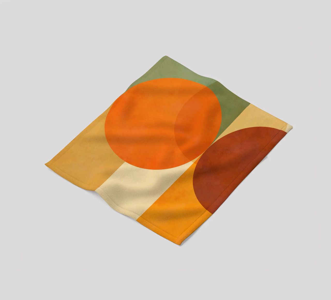 Minimal Abstract Fall • Earthy geometry 2/2 coperta in pile da Dominique Vari Abstract