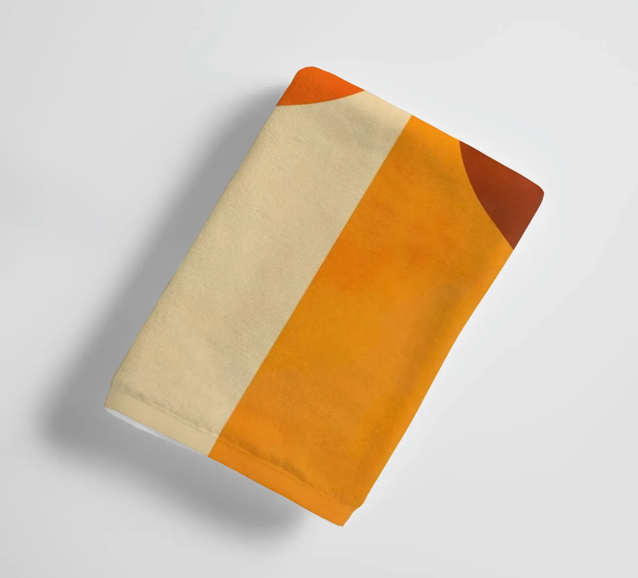 Minimal Abstract Fall • Earthy geometry 2/2 asciugamano da bagno da Dominique Vari Abstract