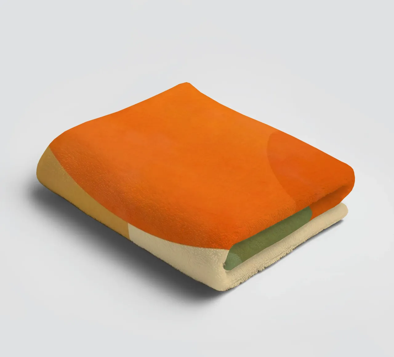 Minimal Abstract Fall • Earthy geometry 2/2 asciugamano da bagno da Dominique Vari Abstract