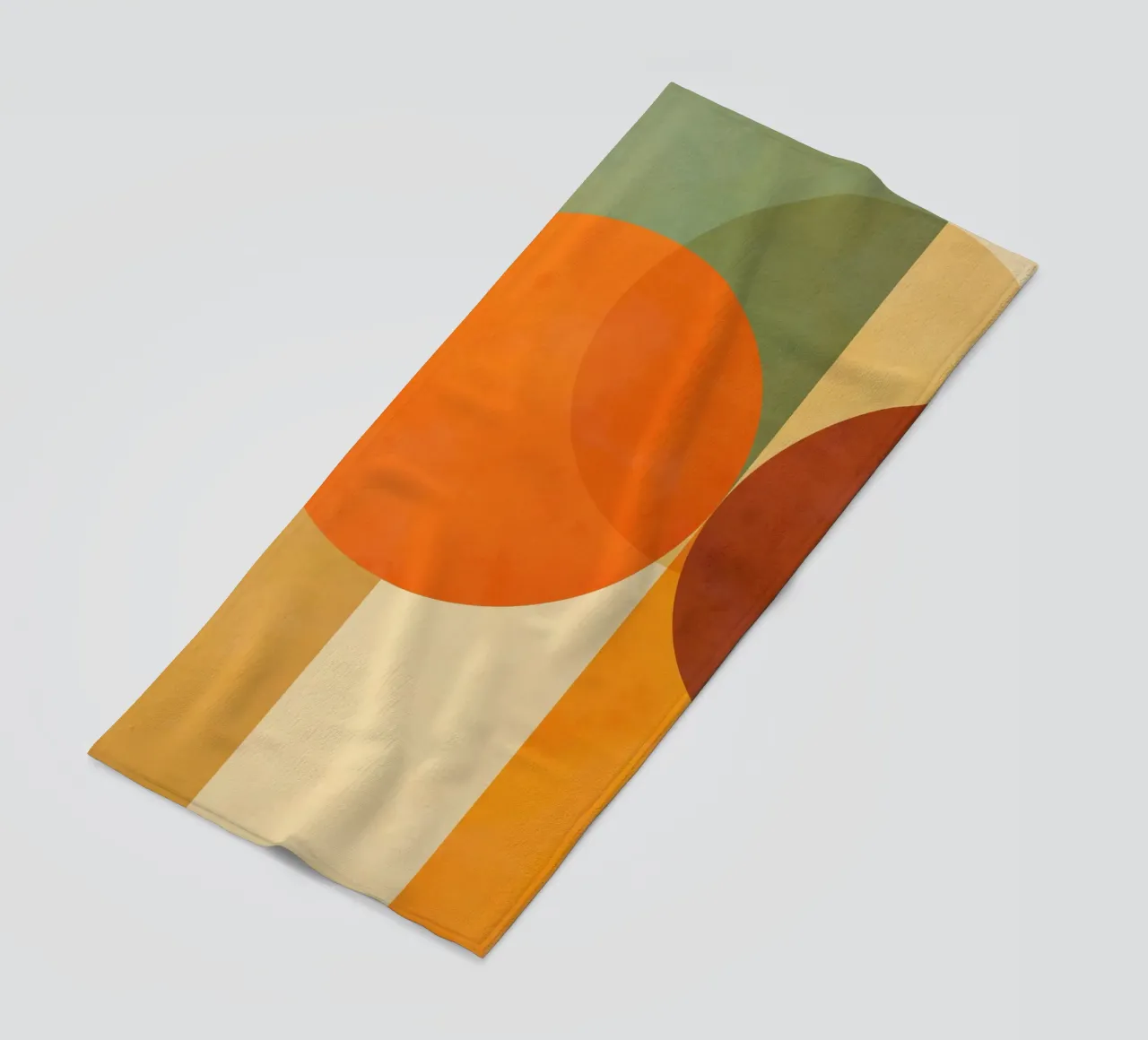 Minimal Abstract Fall • Earthy geometry 2/2 telo mare da Dominique Vari Abstract