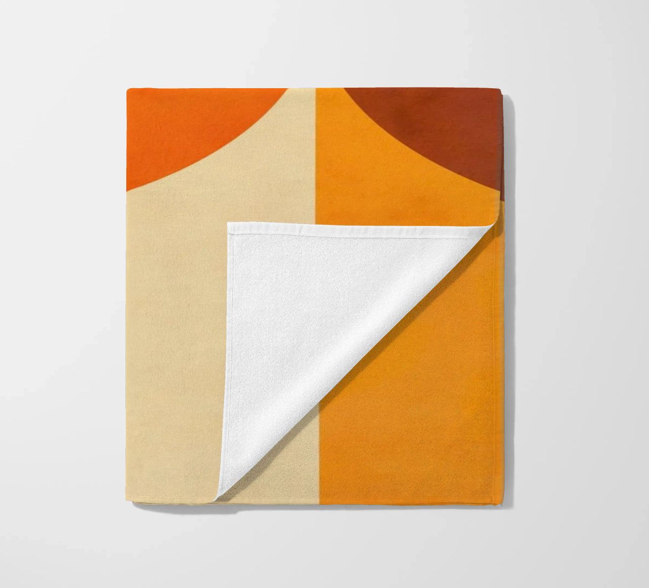 Minimal Abstract Fall • Earthy geometry 2/2 telo mare da Dominique Vari Abstract