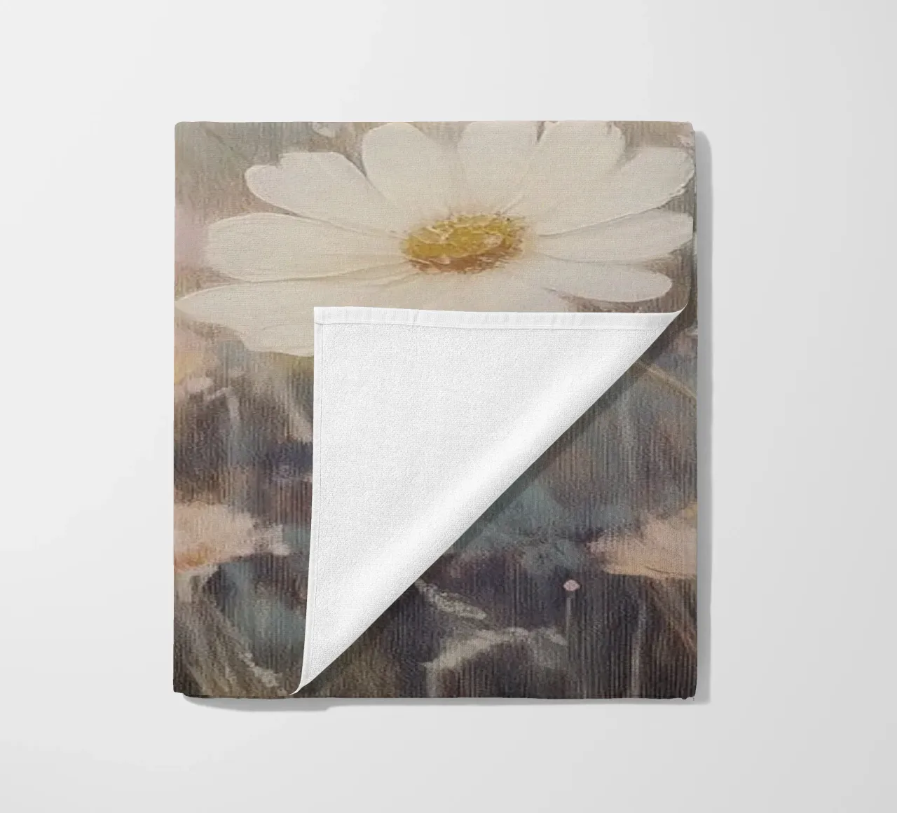Prato con farfalle e fiori telo mare da Melloi Art Print
