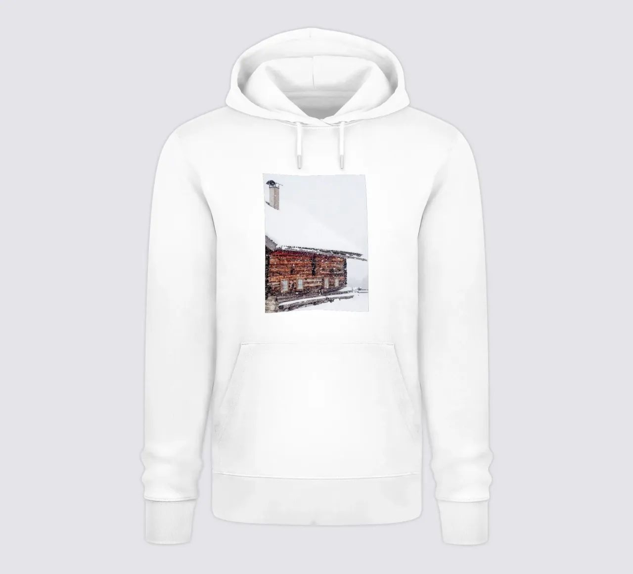 Capanna di neve in inverno design natura felpa con cappuccio da Whole©