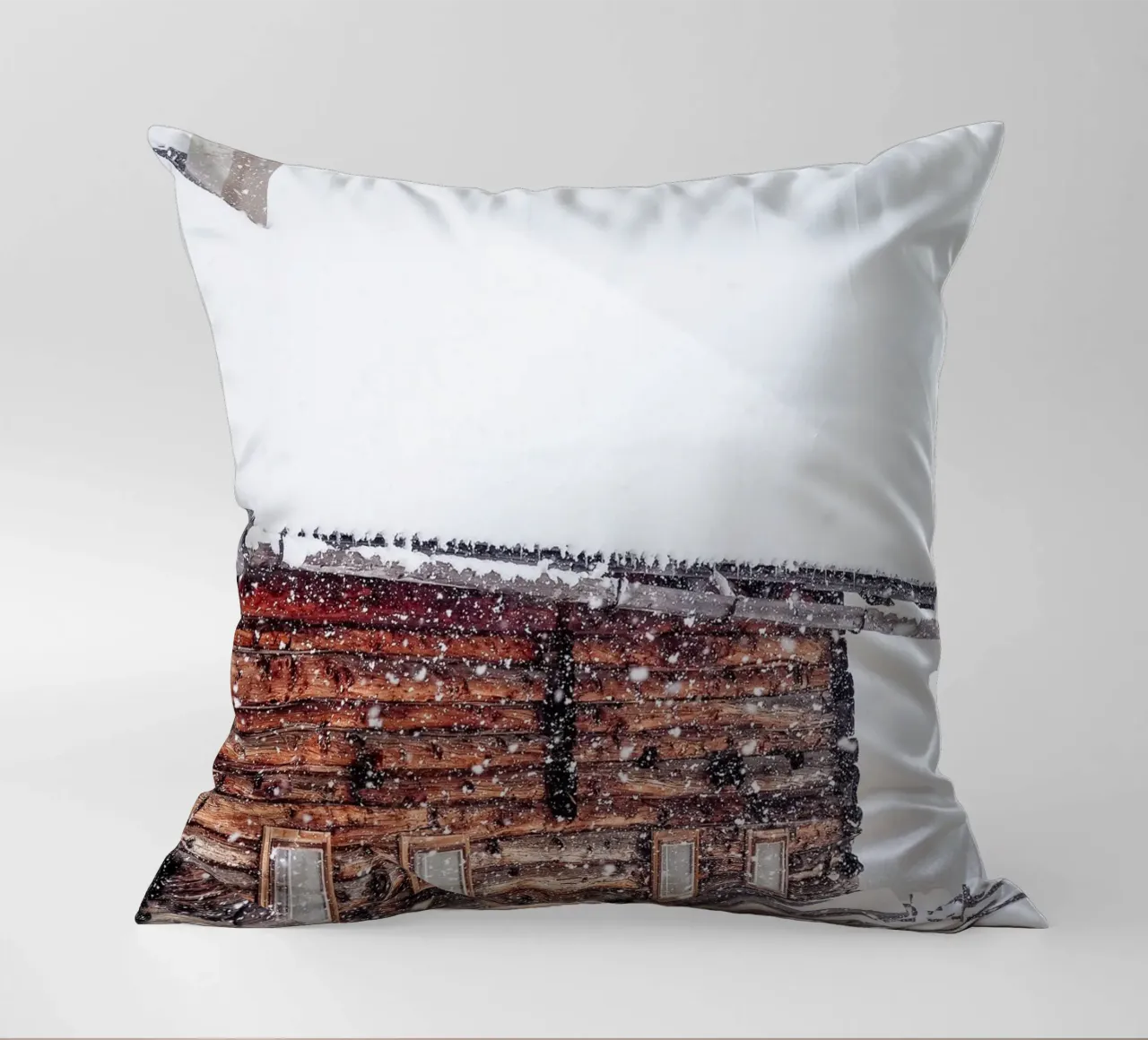 Capanna di neve in inverno design natura cuscino da Whole©