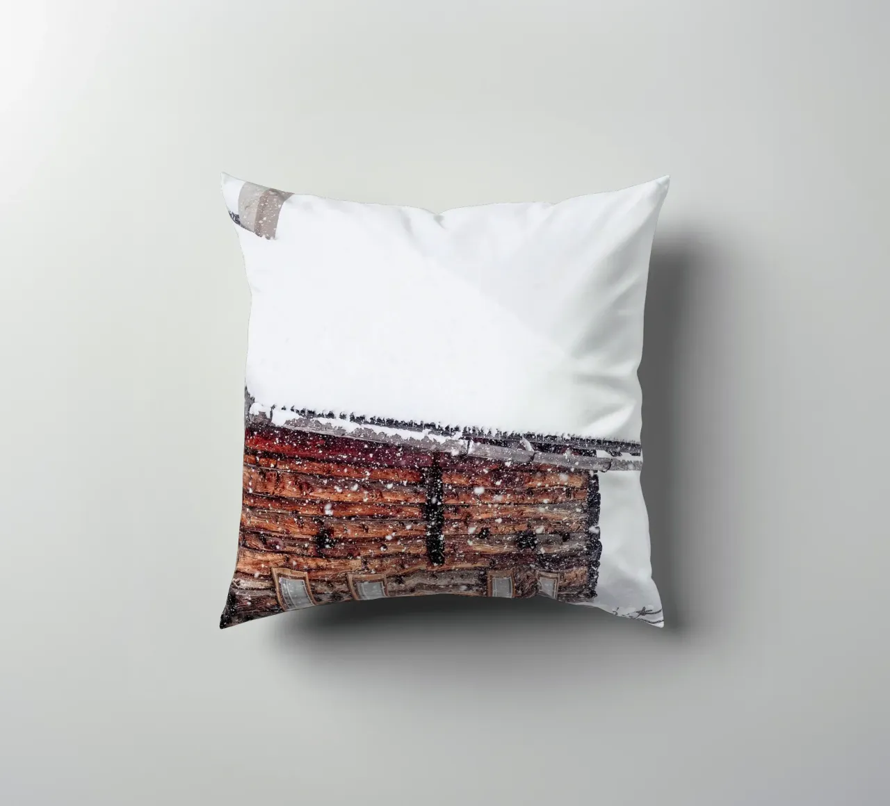 Capanna di neve in inverno design natura cuscino da Whole©