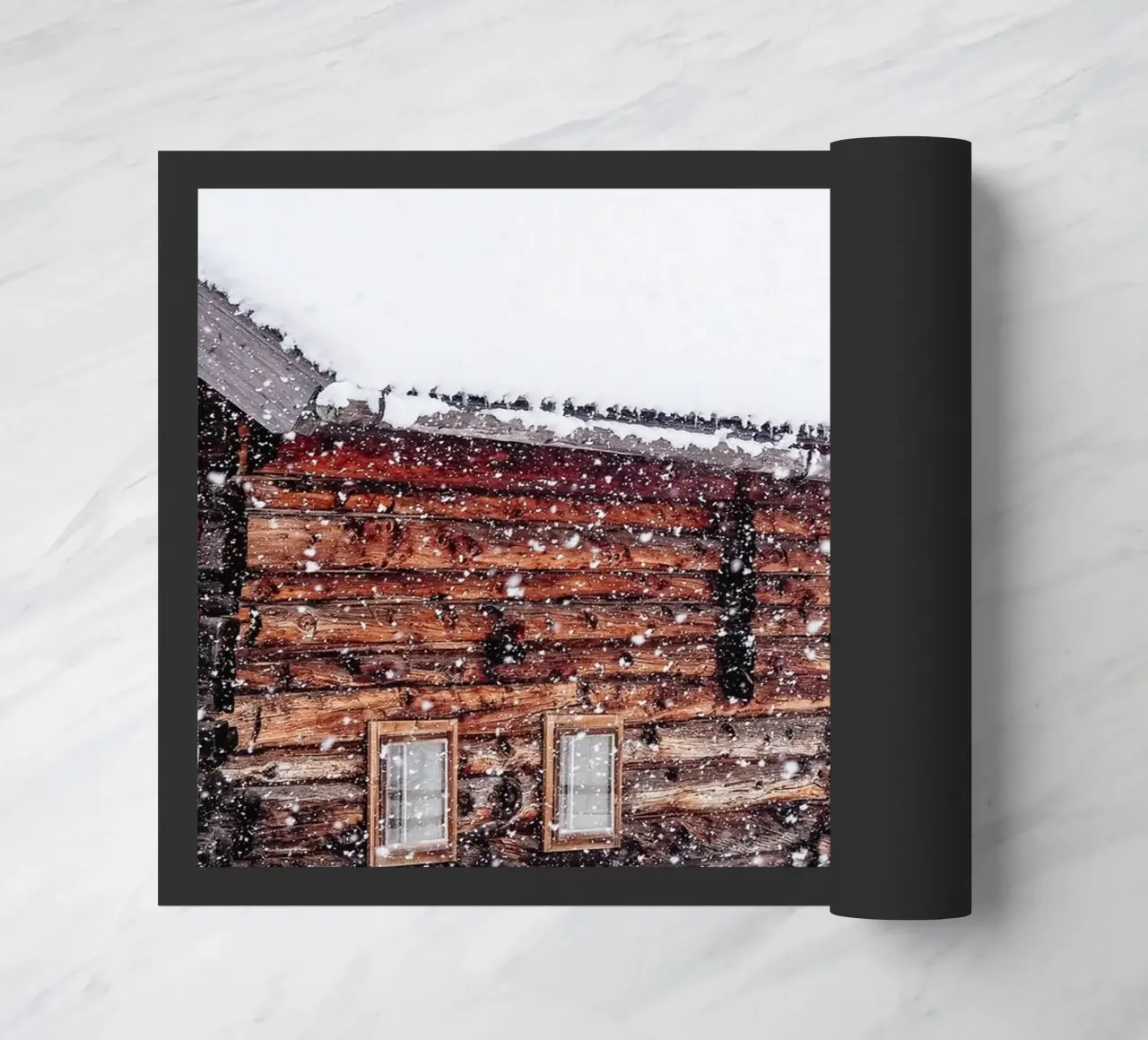 Capanna di neve in inverno design natura zerbino da Whole©