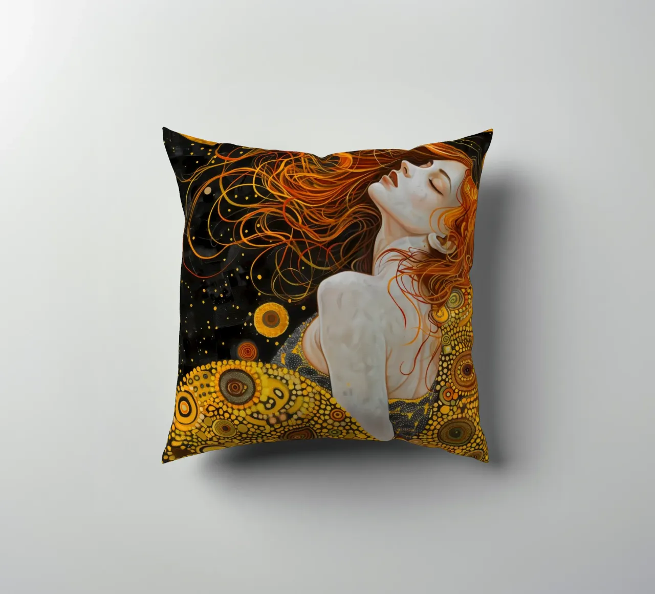 Sognare la donna di Klimt cuscino da Autofocus
