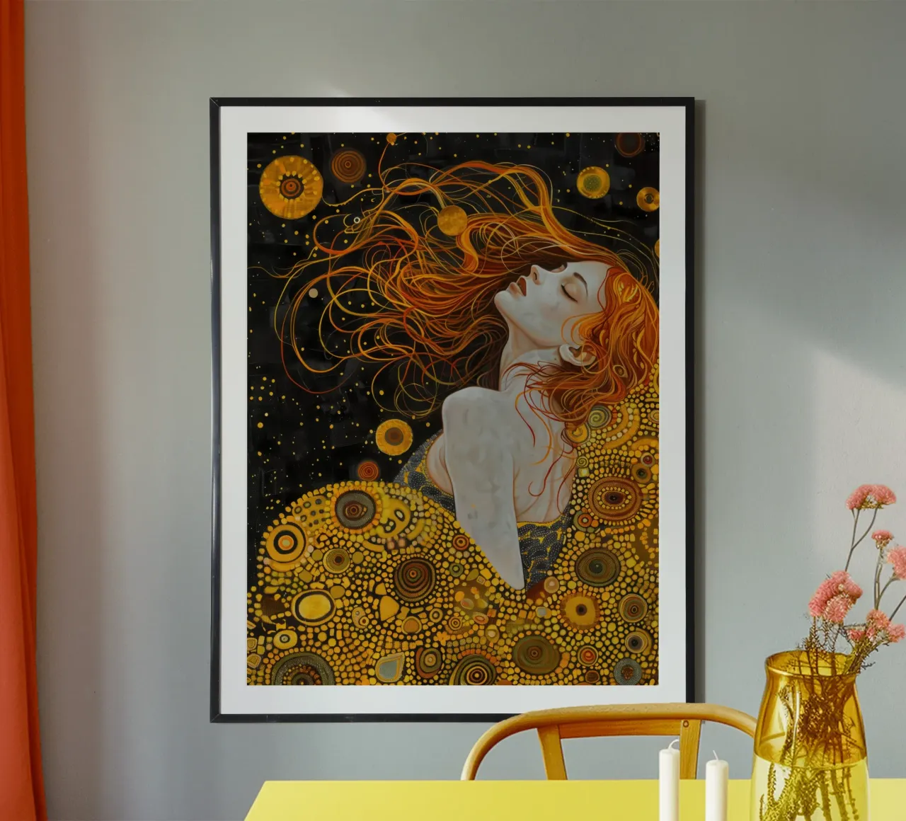 Sognare la donna di Klimt carta hahnemühle da Autofocus
