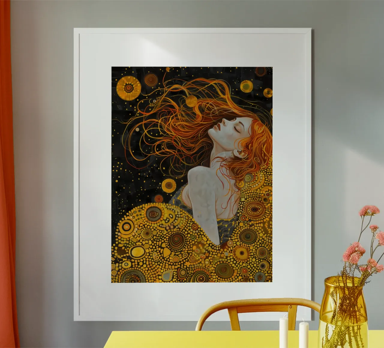 Sognare la donna di Klimt carta hahnemühle da Autofocus