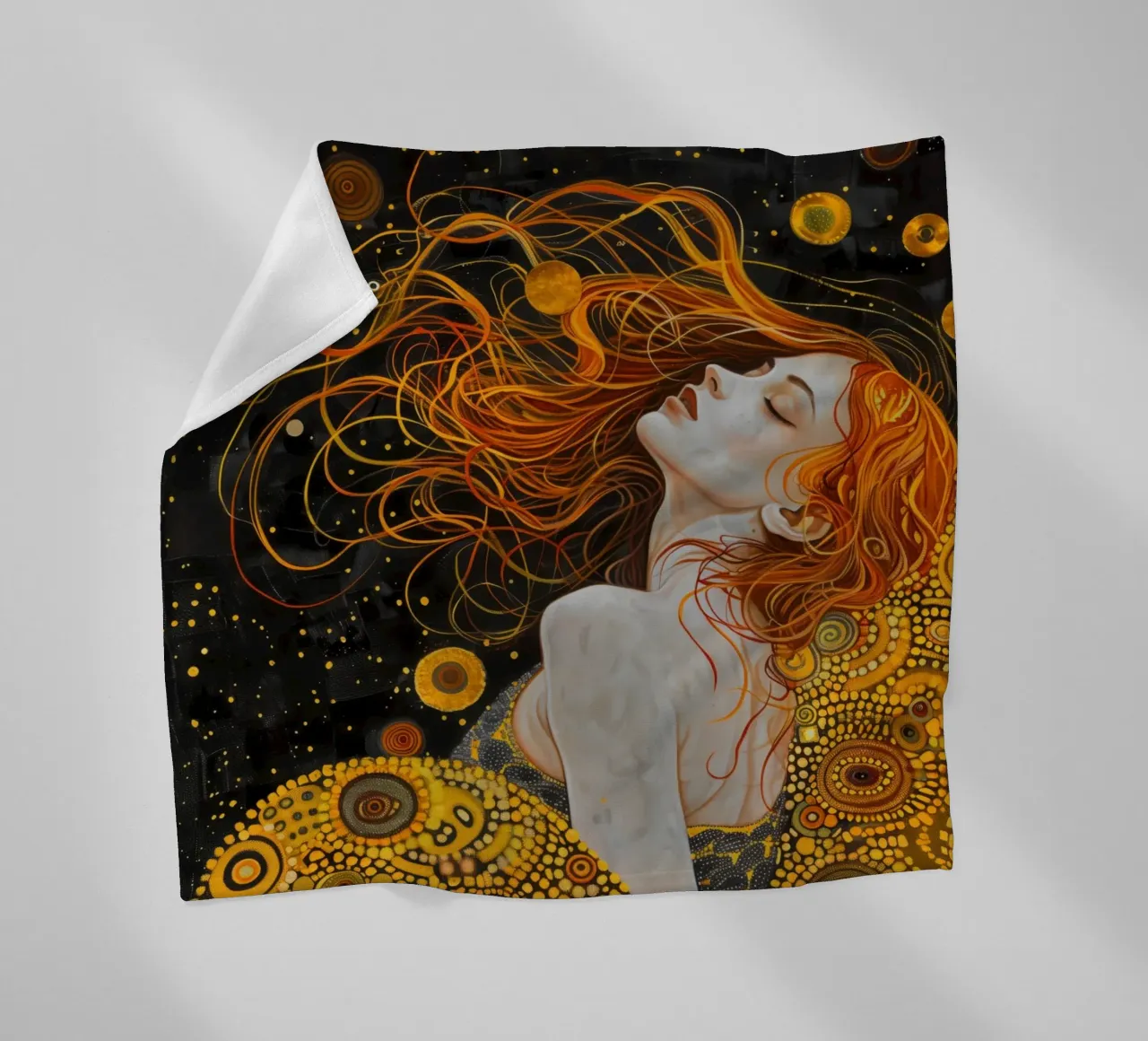Sognare la donna di Klimt coperta in pile da Autofocus