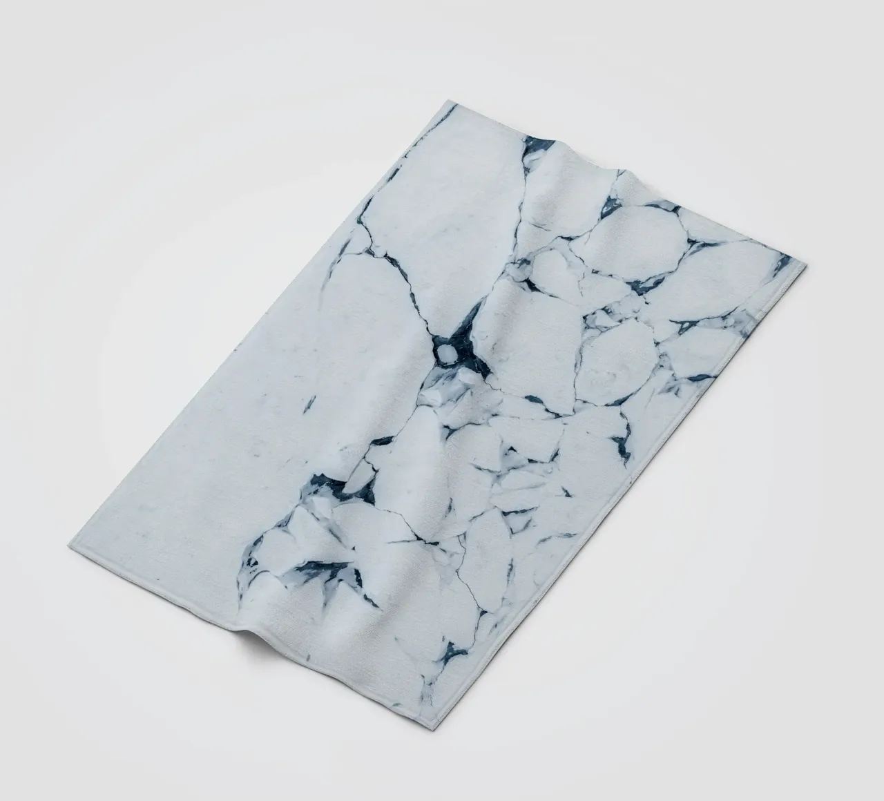 Abstract ice design winter motif fleece blanket by Whole©