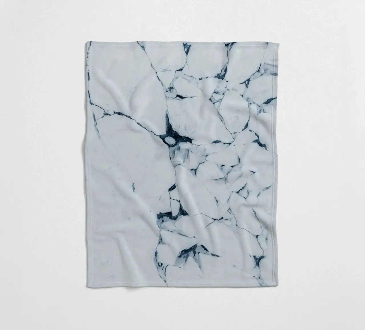 Abstract ice design winter motif fleece blanket by Whole©