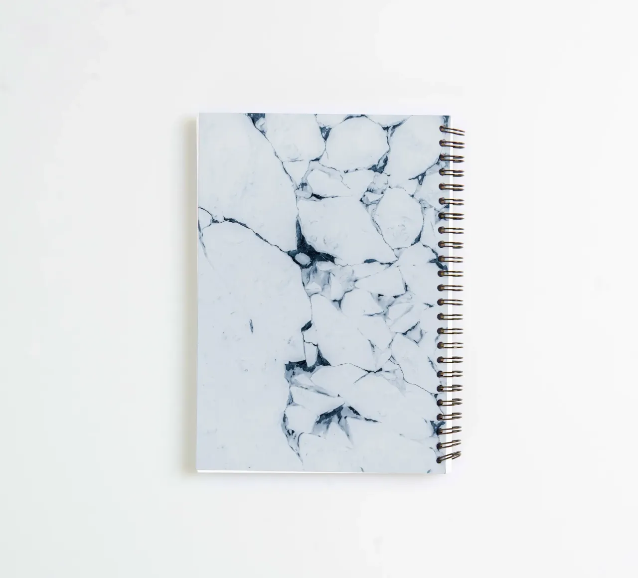 Abstract ice design winter motif spiral notebook by Whole©
