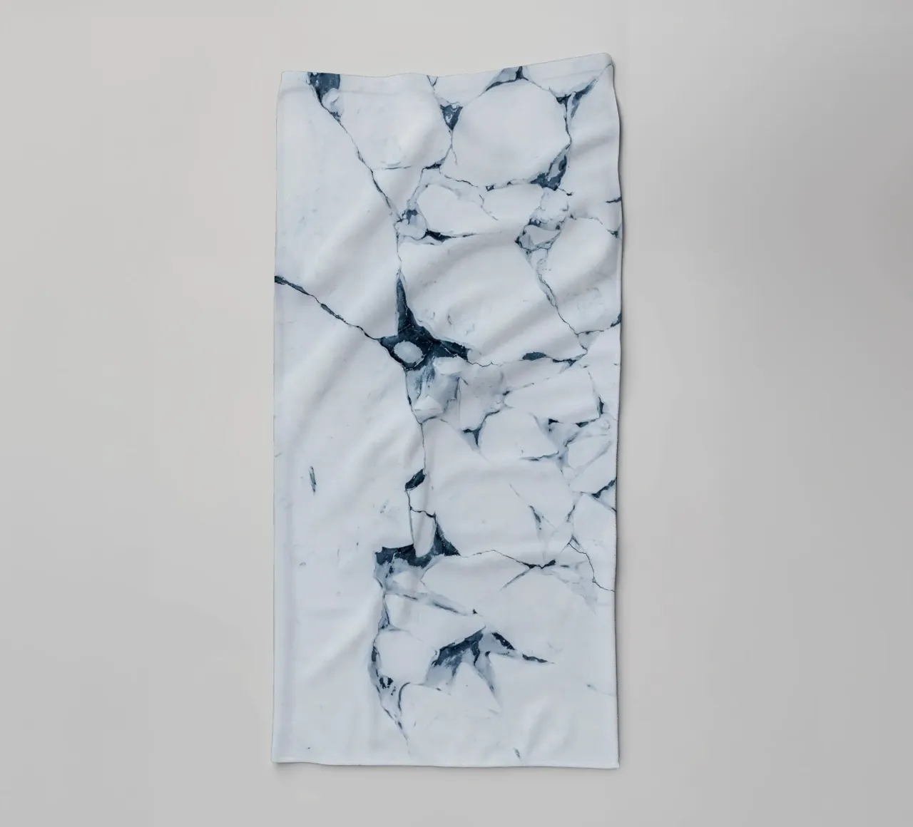 Abstract ice design winter motif towel by Whole©