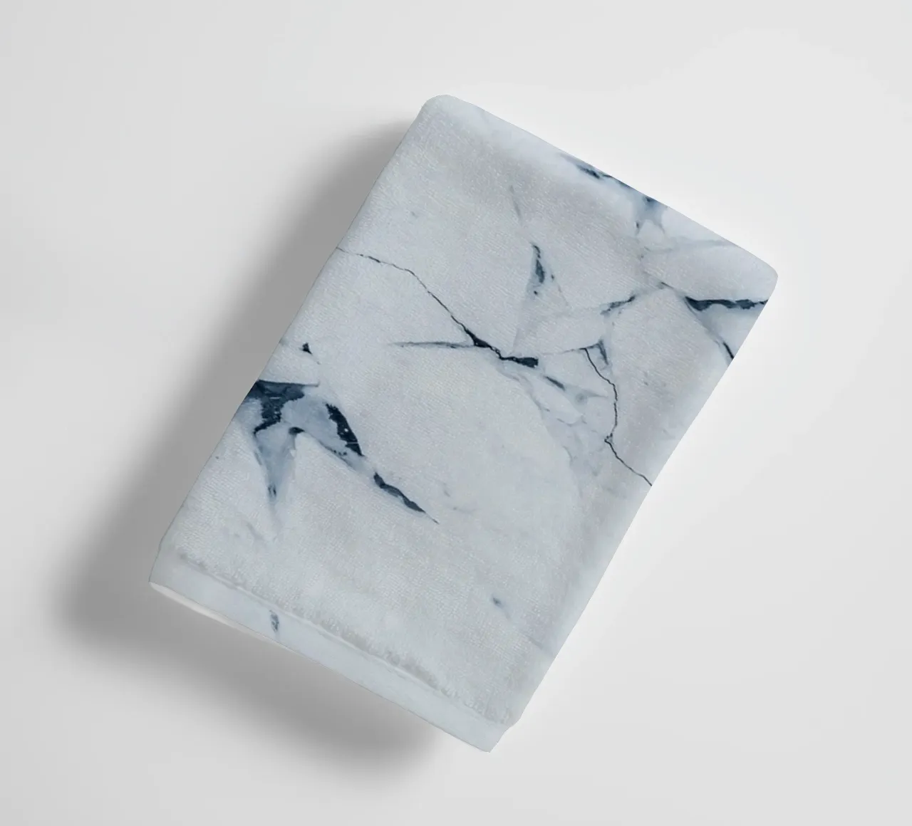 Abstract ice design winter motif towel by Whole©