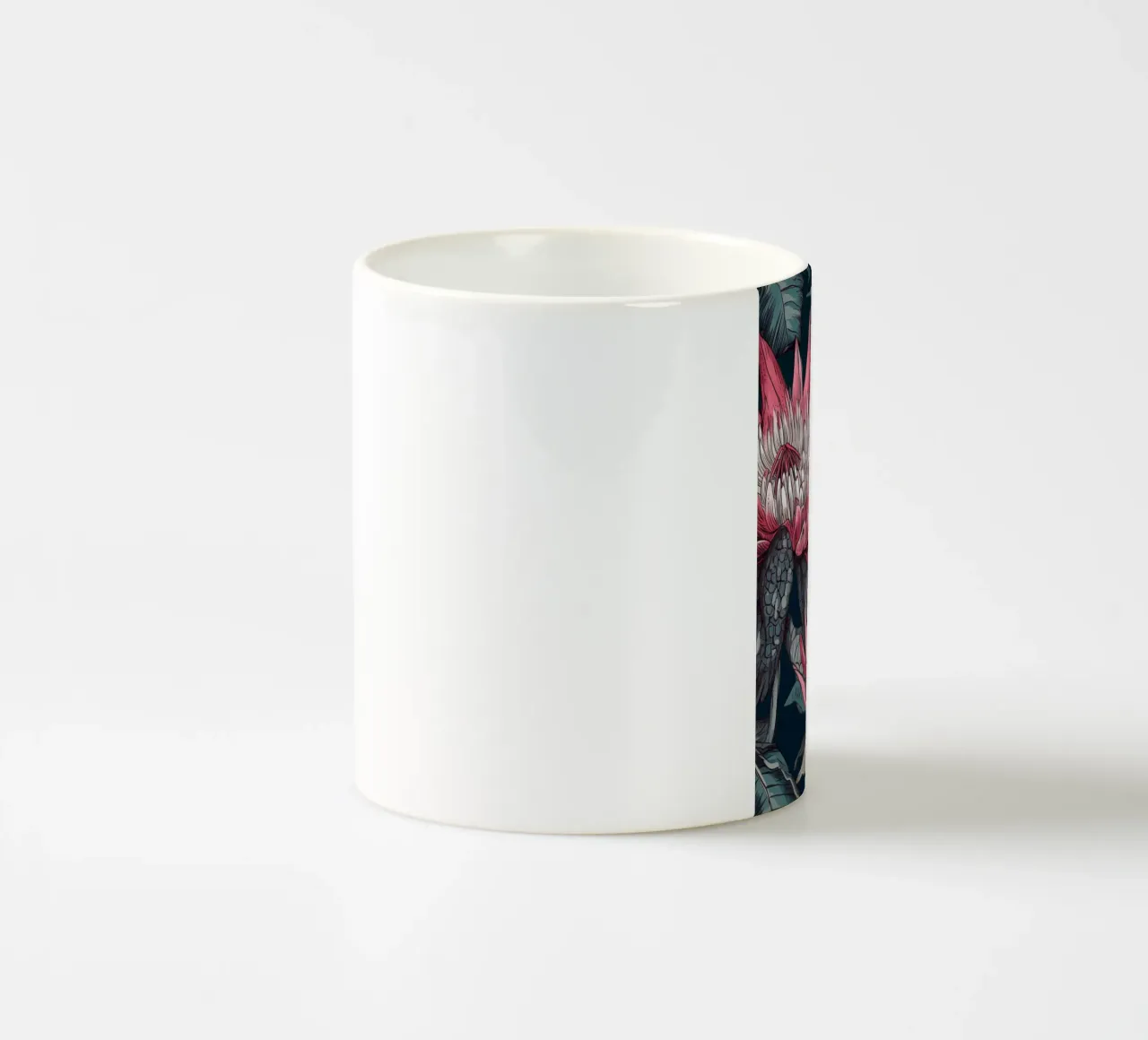 Arte della natura su prato scuro tazza in ceramica da Justyna Jaszke JBJart