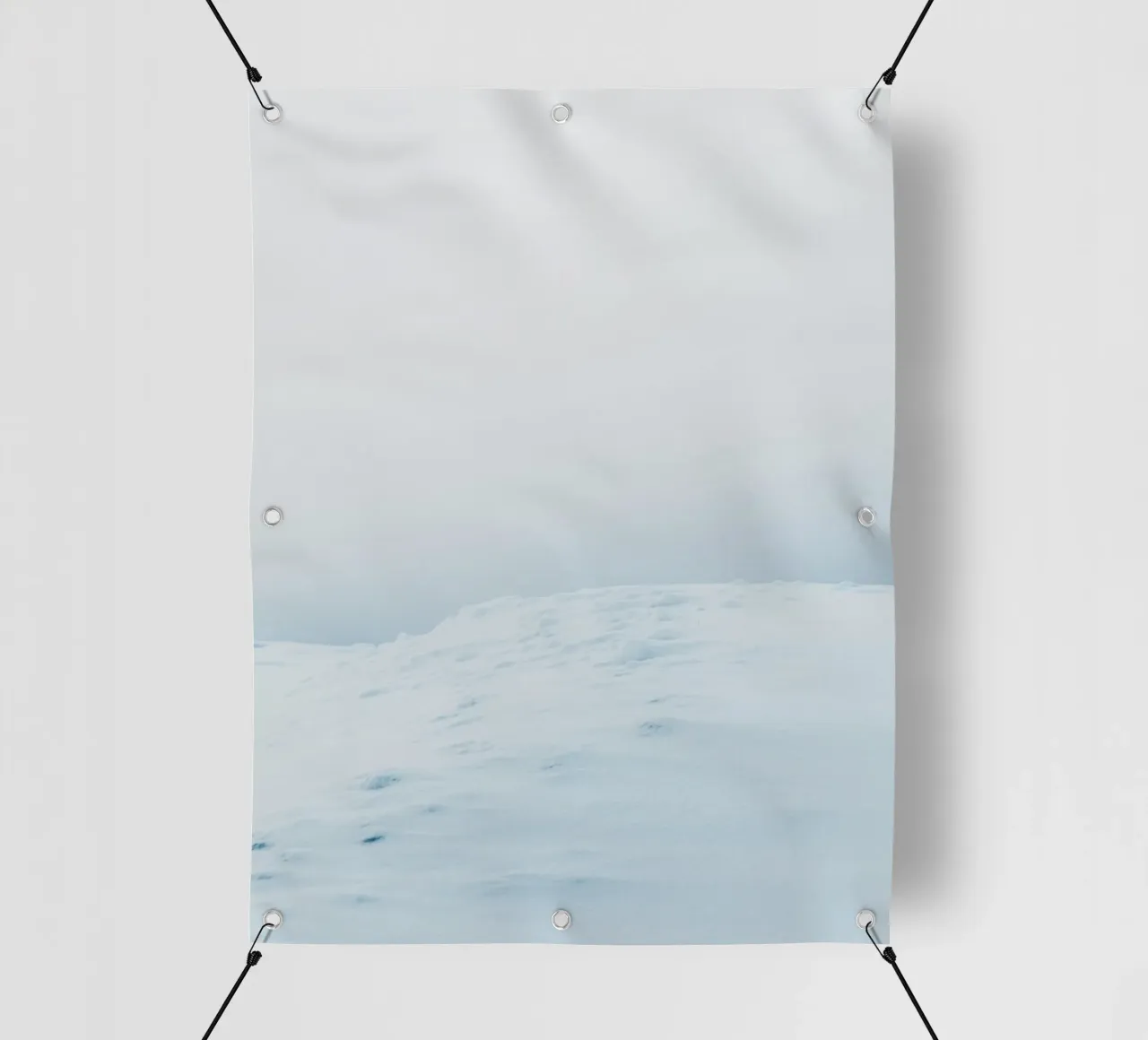 Design minimaliste de paysage hivernal bâche pvc de Whole©