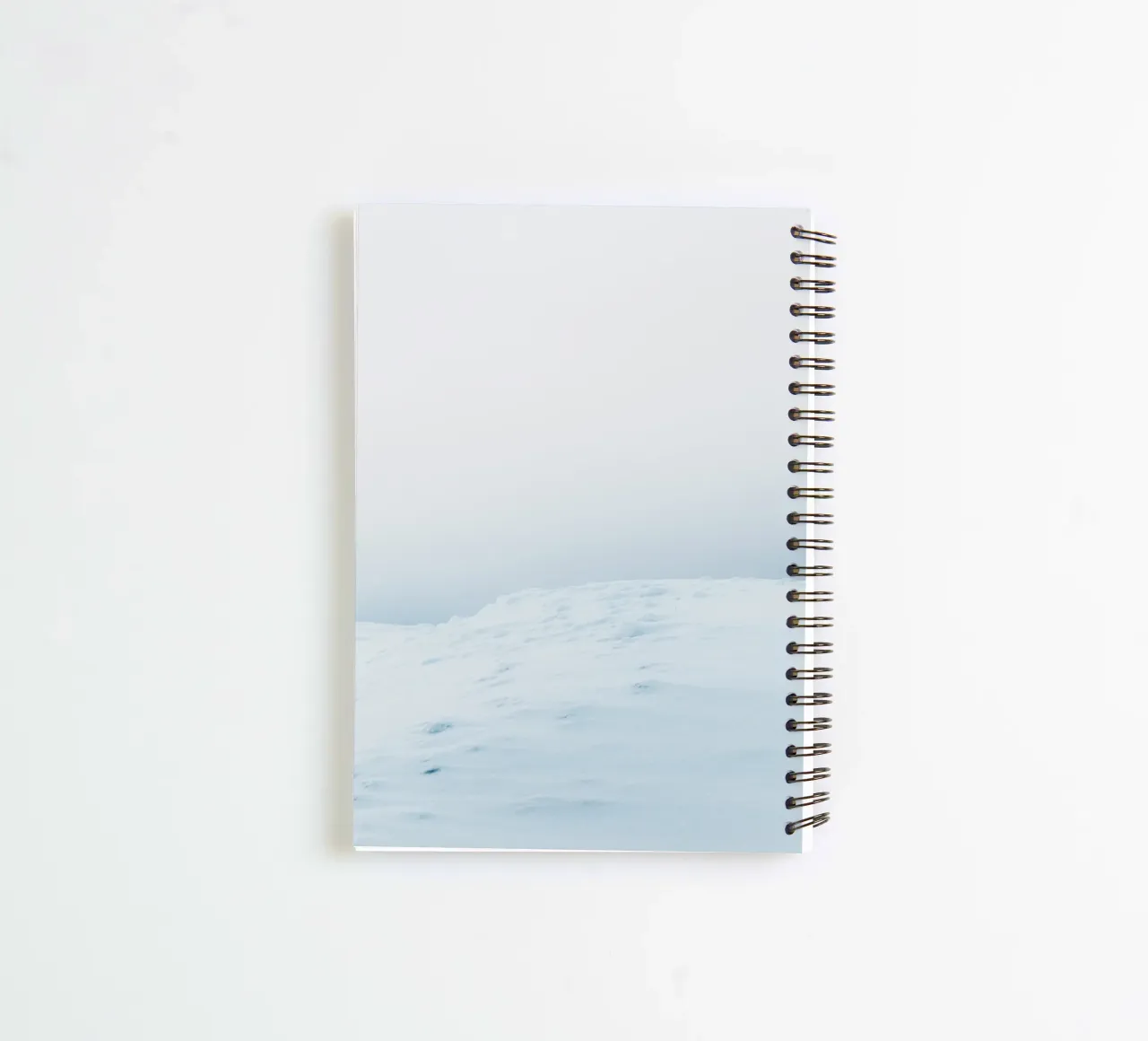 Minimalist winter landscape design spiral notebook by Whole©