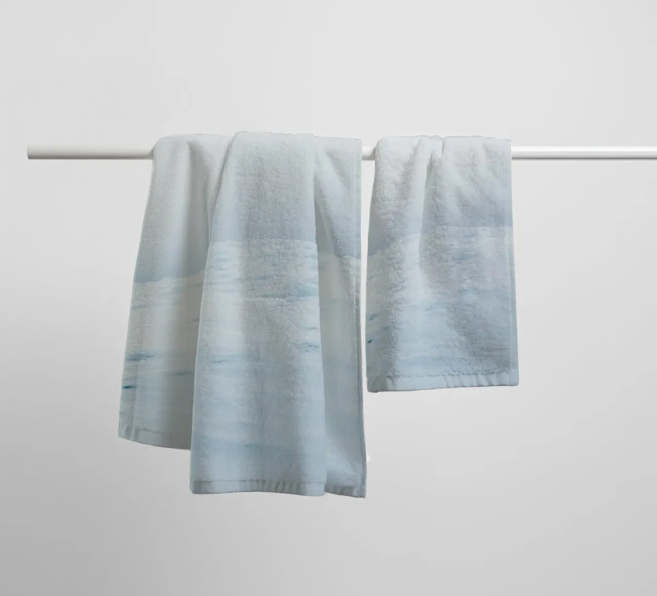 Minimalist winter landscape design towel by Whole©