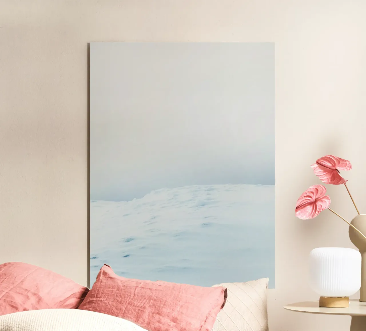 Minimalist winter landscape design alu-dibond by Whole©
