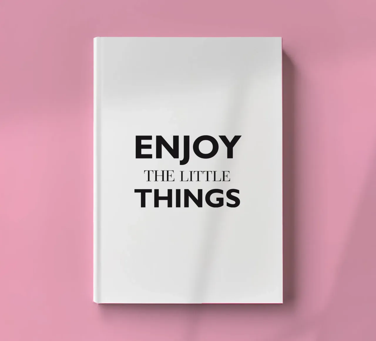 ENJOY THE LITTLE THINGS notebook by Meridian Design