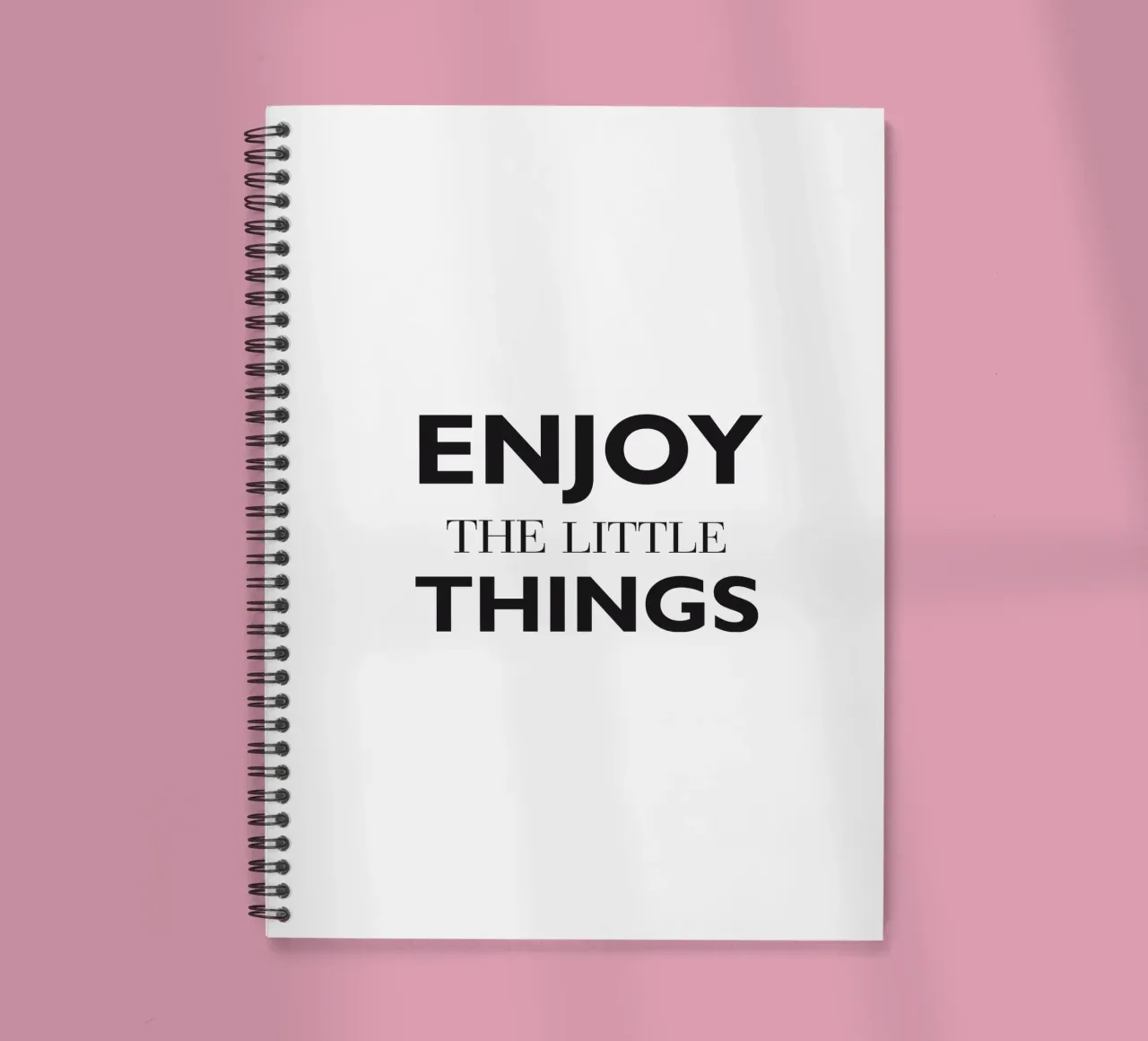 ENJOY THE LITTLE THINGS spiral notebook by Meridian Design
