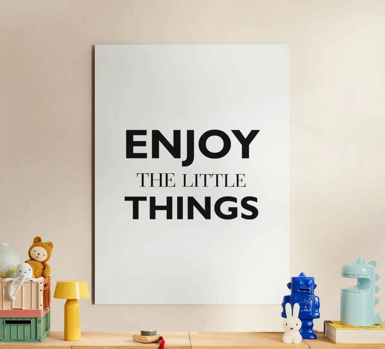 ENJOY THE LITTLE THINGS alluminio dibond da Meridian Design