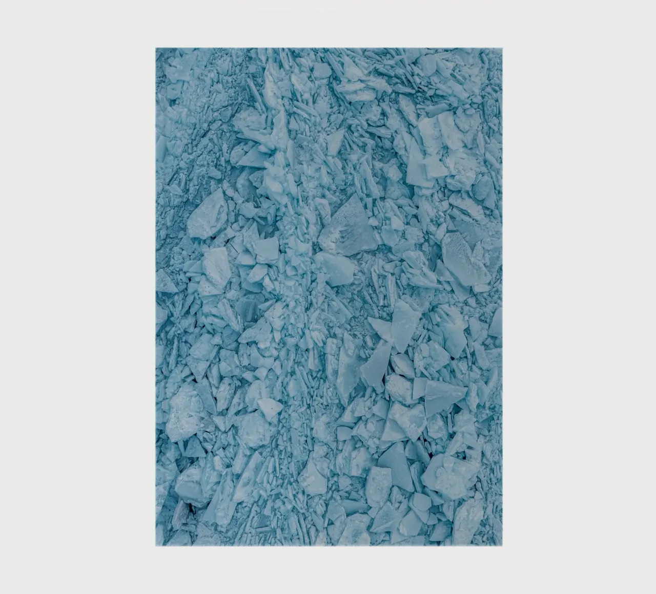 Blue Ice Structures Abstract notebook by Whole©