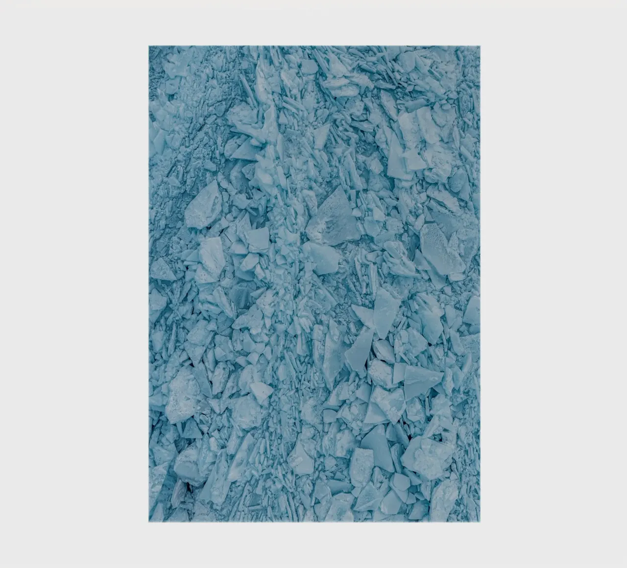 Blue Ice Structures Abstract notebook by Whole©