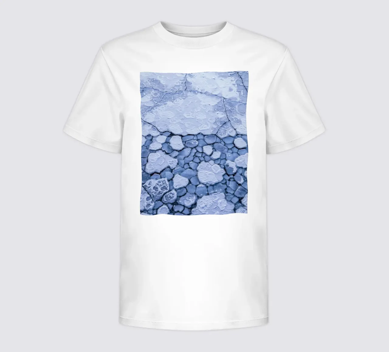 Mosaico di ghiaccio - Strutture geometriche invernali t-shirt bambini da Whole©