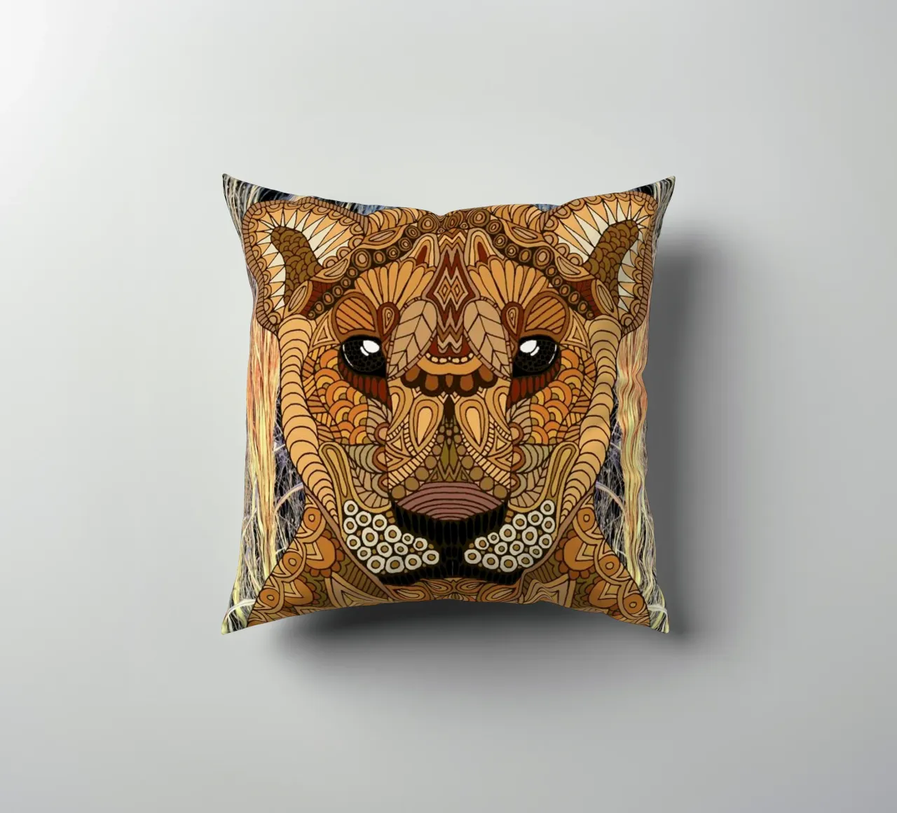 Lioness cuscino da Angelika Parker