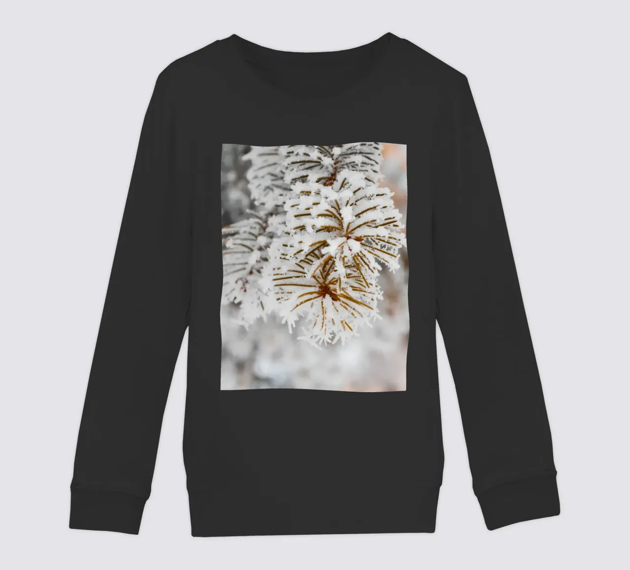 Design con rami di abete innevati felpa bambino da Whole©