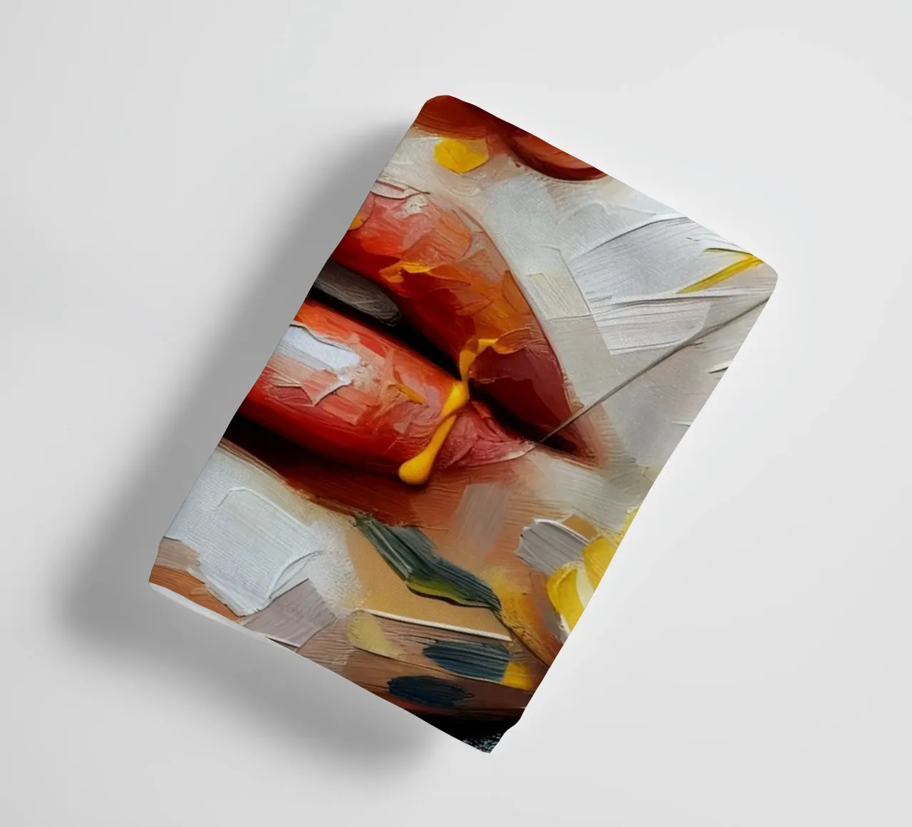 YELLOW FLOWERS PAINTING towel by ARTOMATIC