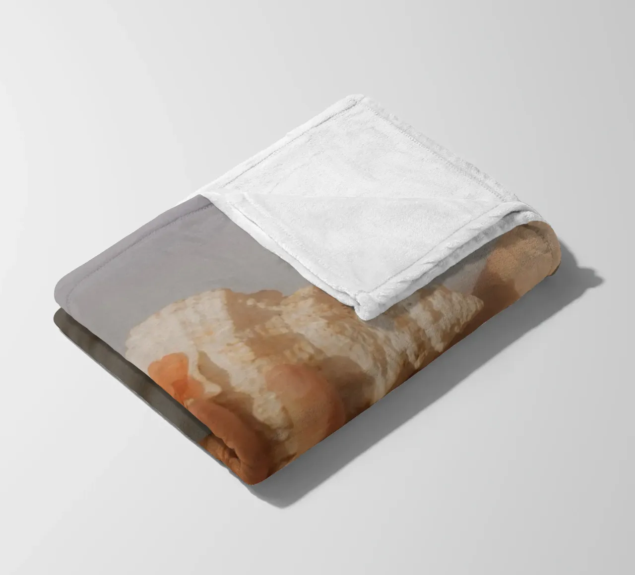 Shell in Bloom coperta in pile da dharmanadia