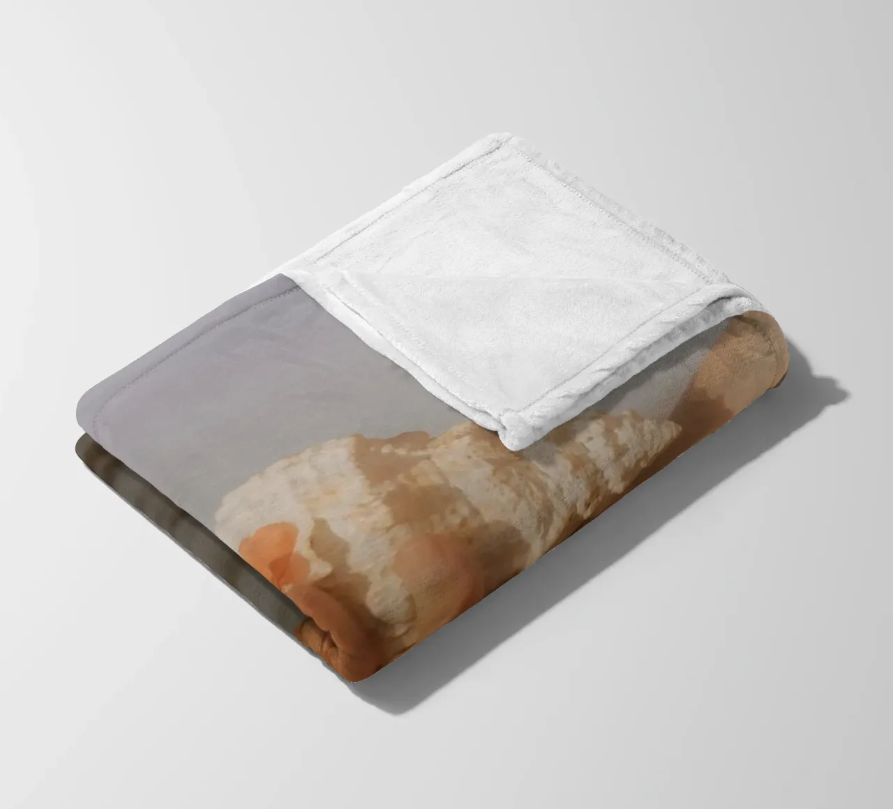 Shell in Bloom coperta in pile da dharmanadia