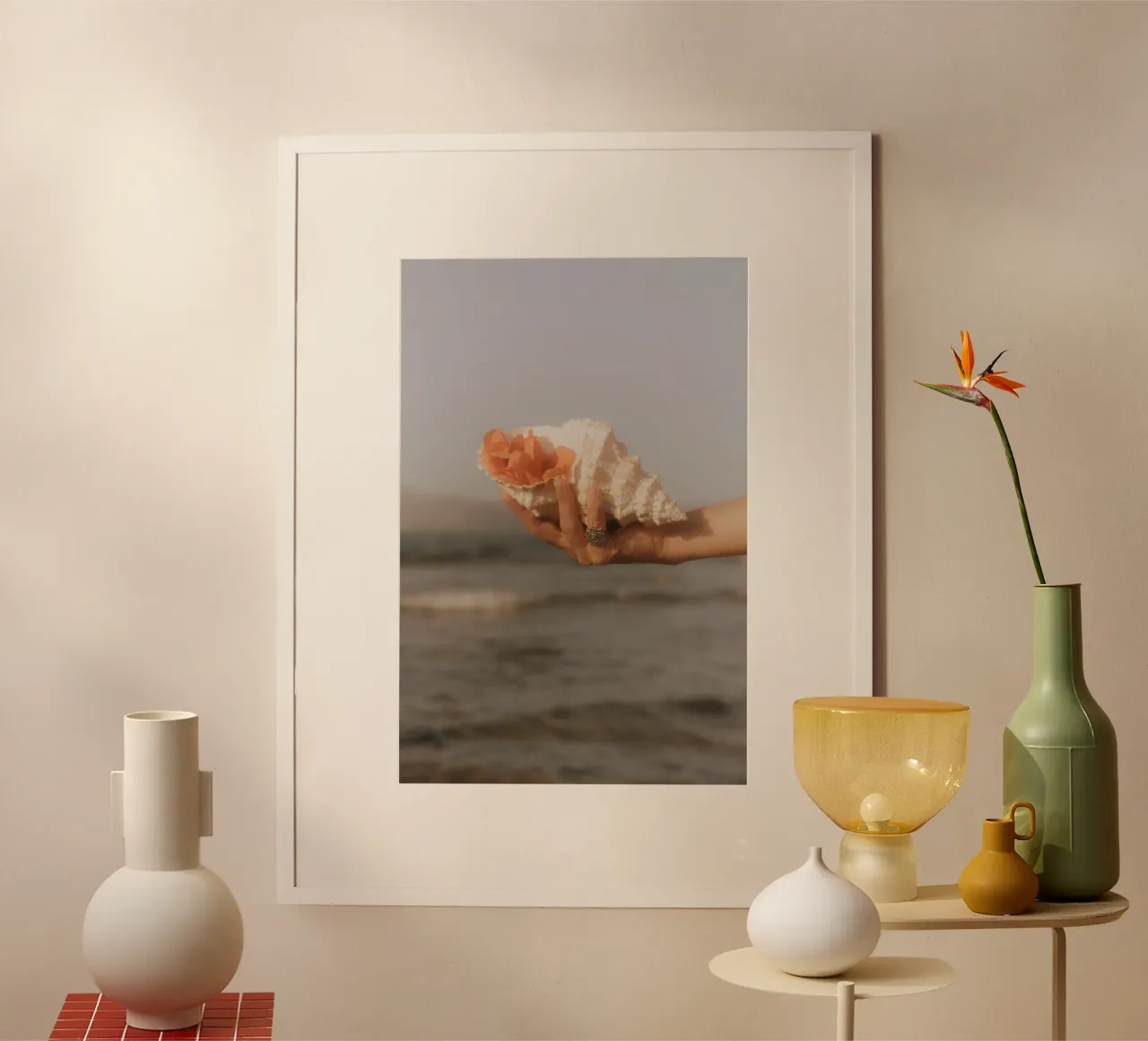 Shell in Bloom hahnemühle de dharmanadia