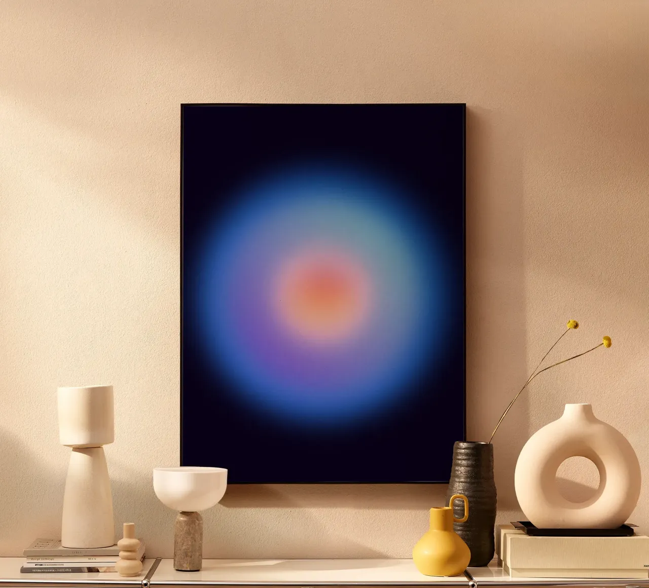 Serene acryl van Galaxy Eyes