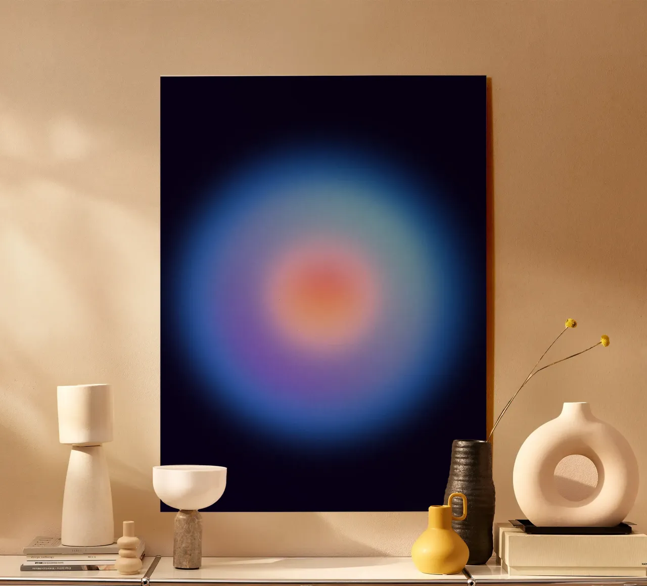 Serene acryl van Galaxy Eyes