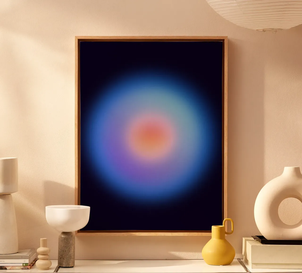 Serene tela con Cornice a cassetta da Galaxy Eyes