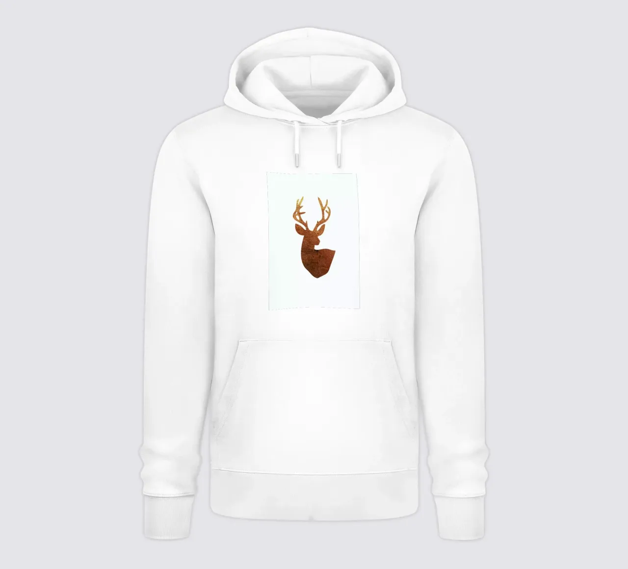 Hirsch Kupfer felpa con cappuccio da XOXO Arte