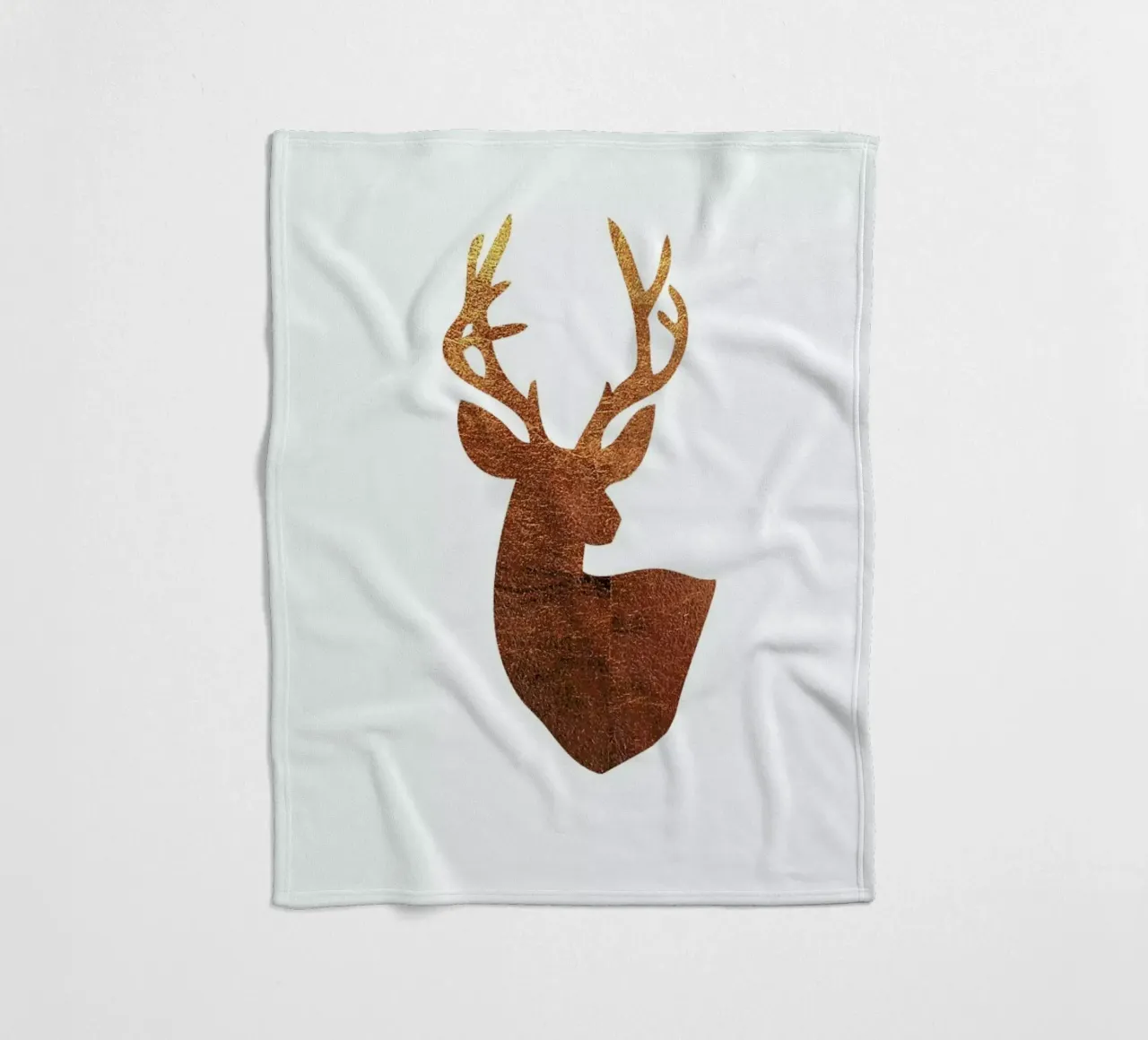 Hirsch Kupfer coperta in pile da XOXO Arte