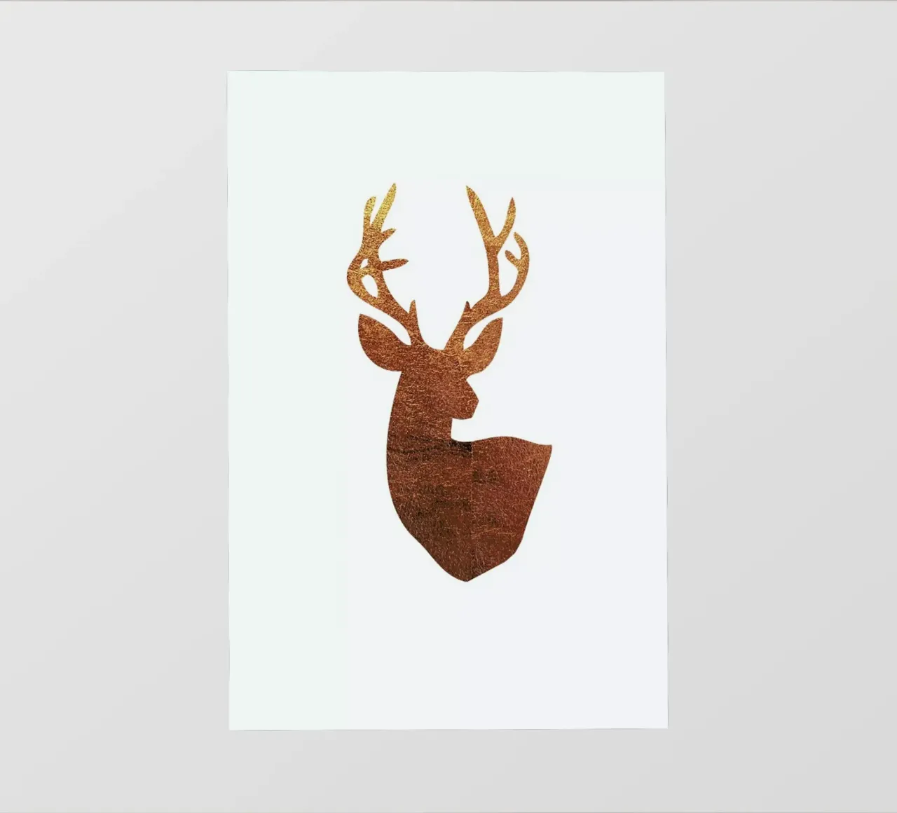 Hirsch Kupfer pellicola backlit da XOXO Arte