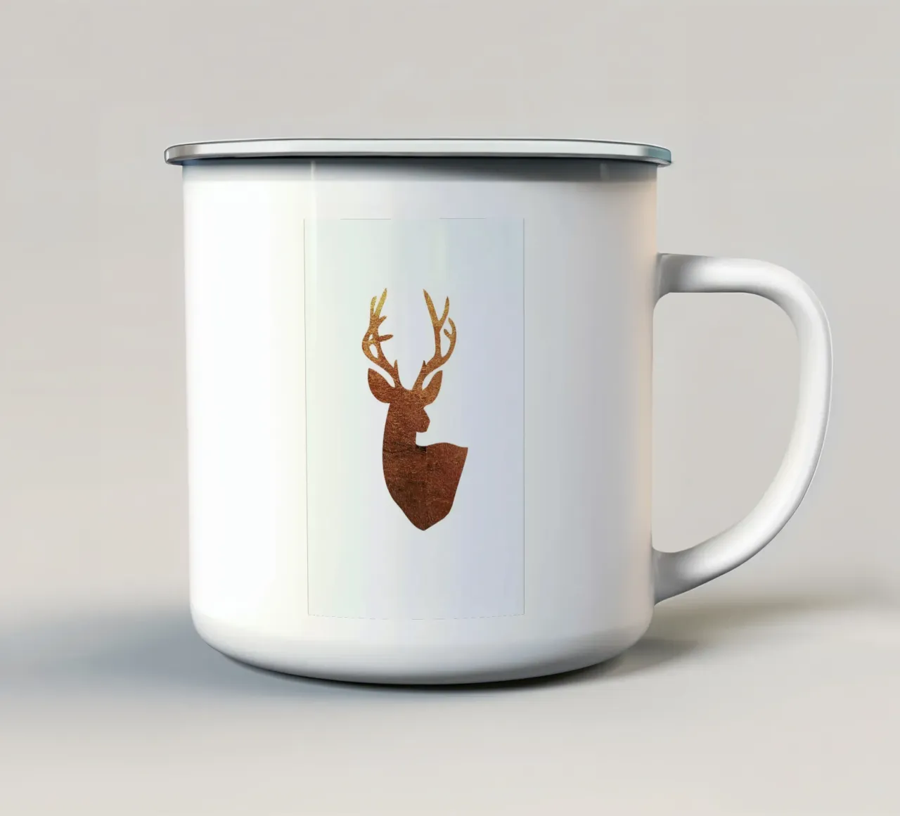 Hirsch Kupfer tazza in smalto da XOXO Arte