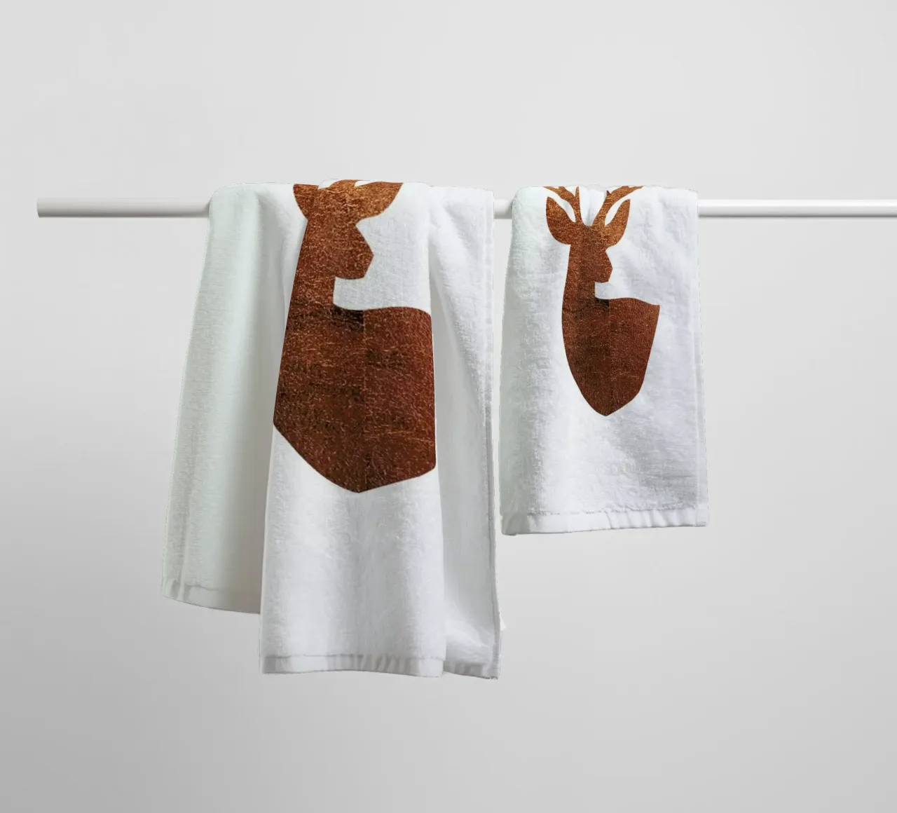 Hirsch Kupfer asciugamano da bagno da XOXO Arte