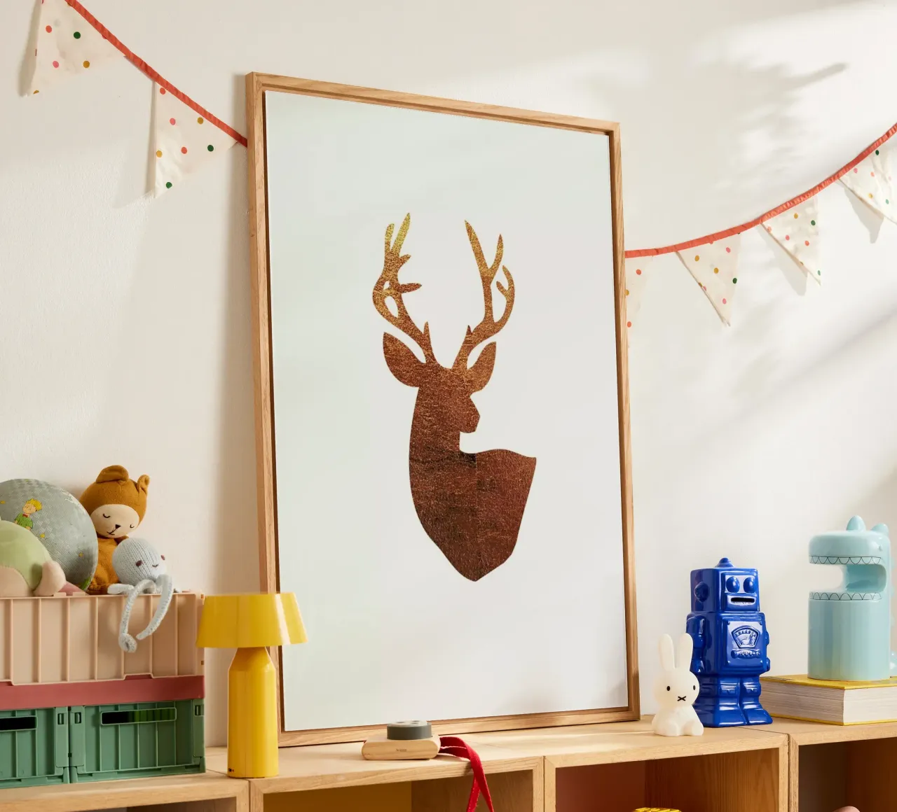 Hirsch Kupfer plexiglass da XOXO Arte