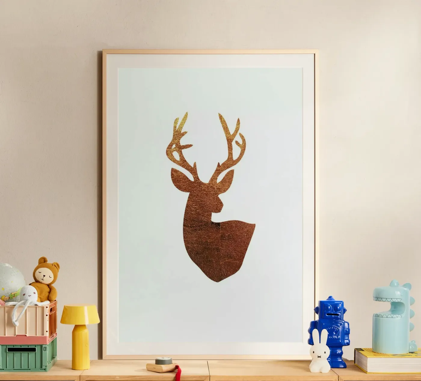 Hirsch Kupfer poster da XOXO Arte